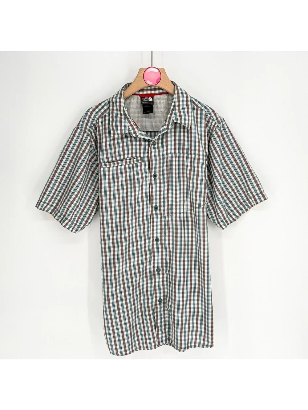 The North Face Millstone Short Sleeve Button Up Shirt Men L